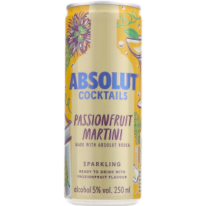 Absolut Cocktails Sparkling Passionfruit Martini