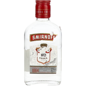 Smirnoff Red Zakflacon (Schade Etiket)