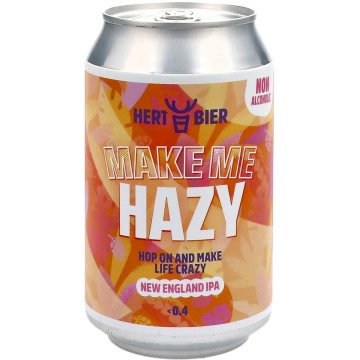 Hert Bier Make Me Hazy New England IPA Non Alcoholic
