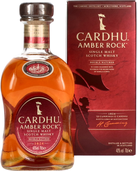 Whisky CARDHU Amber Rock en coffret