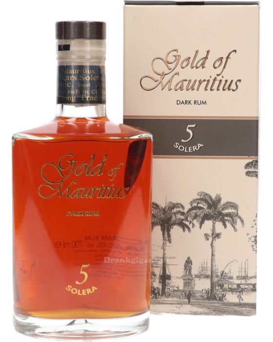 Gold of Mauritius Dark Rum 40° en mignonnette de 5 cl - Rhum Attitude