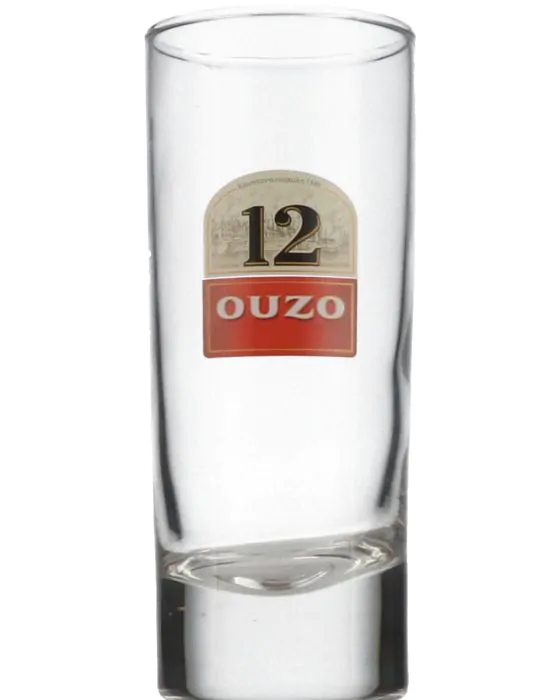 Beschrijving vacuüm Reclame Ouzo 12 Glas online kopen? | Drankgigant.nl
