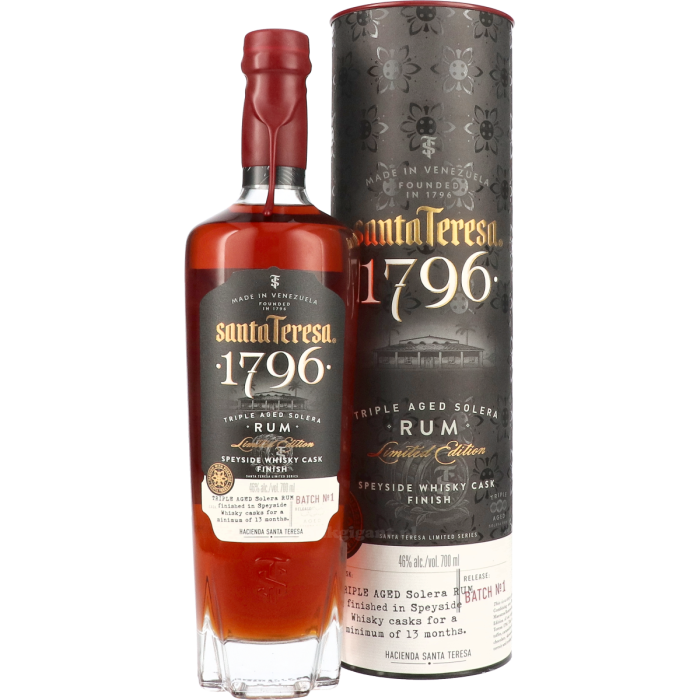 Santa Teresa 1796 Triple Aged Rum Speyside Whisky Cask FInish